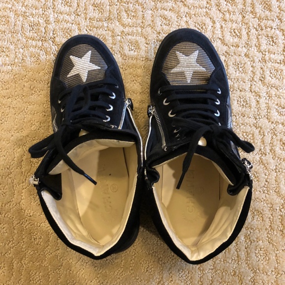 CHANEL DALLAS PARIS SNEAKERS SZ 39 & 1/2 - Picture 3 of 7